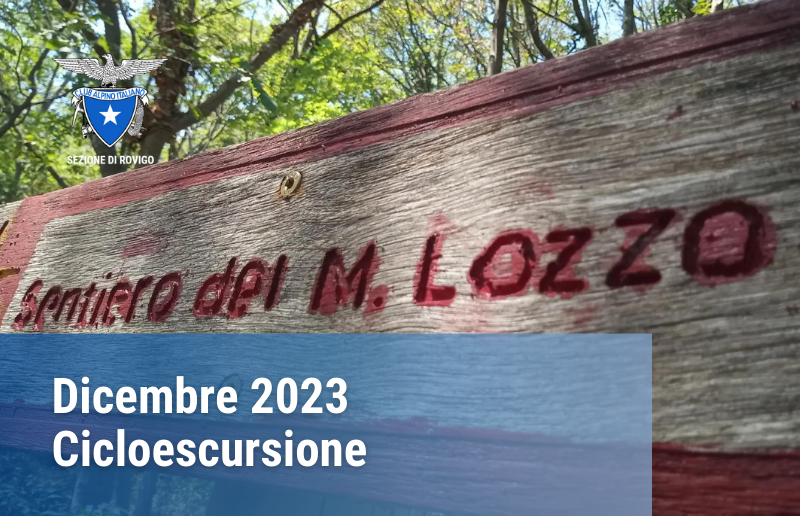 CAI Rovigo cicloescursione dicembre 2023