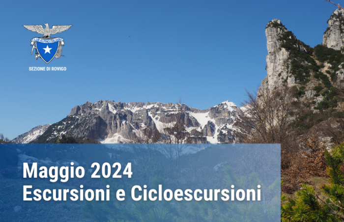 banner uscite maggio 2024 Cai Rovigo