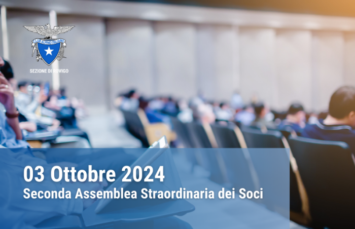 Seconda Assemblea Straordinaria dei Soci