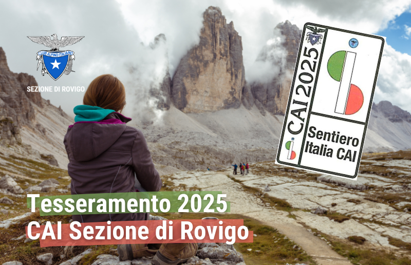 Immagine CAI Sezione di Rovigo - Iscrizione e rinnovo tessera CAI 2025