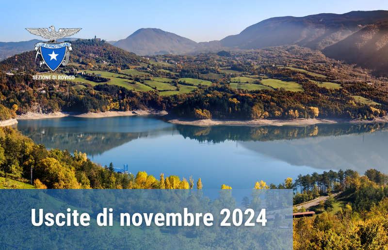 Immagine uscite novembre 2024 CAI Rovigo